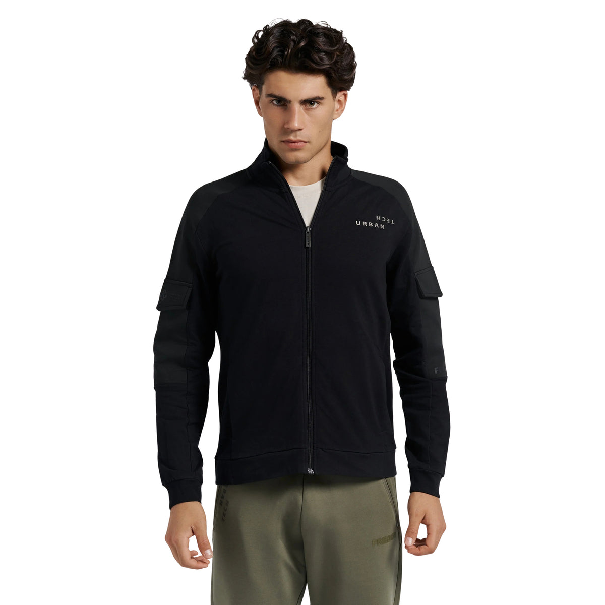 FREDDY FELPA URBAN TECH FULL ZIP