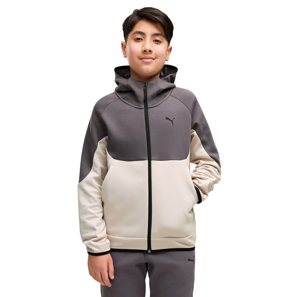 PUMA PUMATECH FZ HOODIE JR