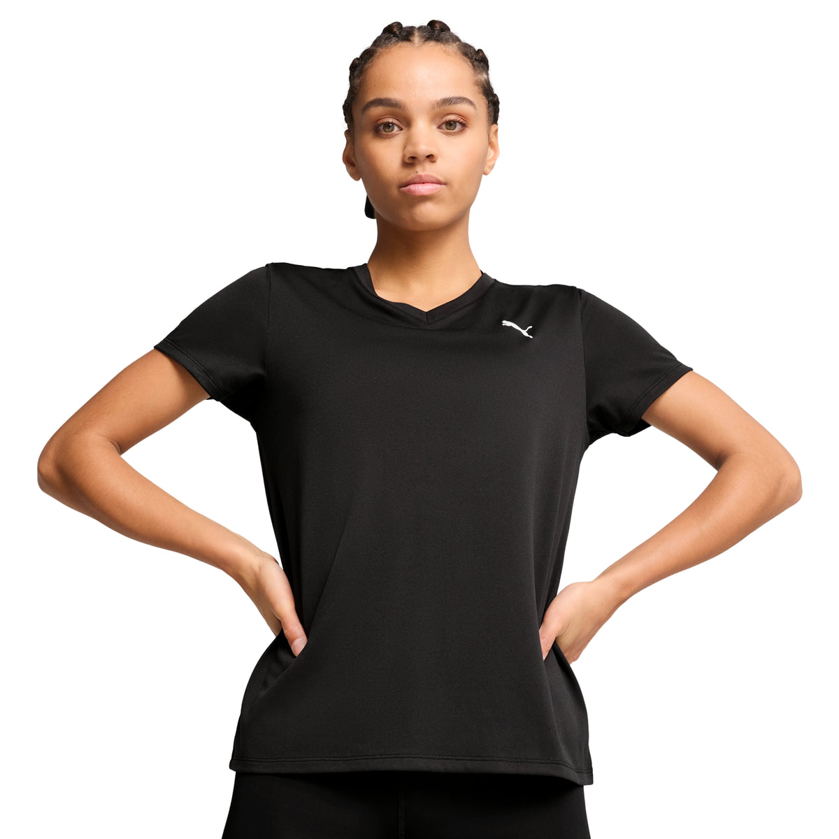 PUMA TAD ESSENTIAL VNECK W TEE