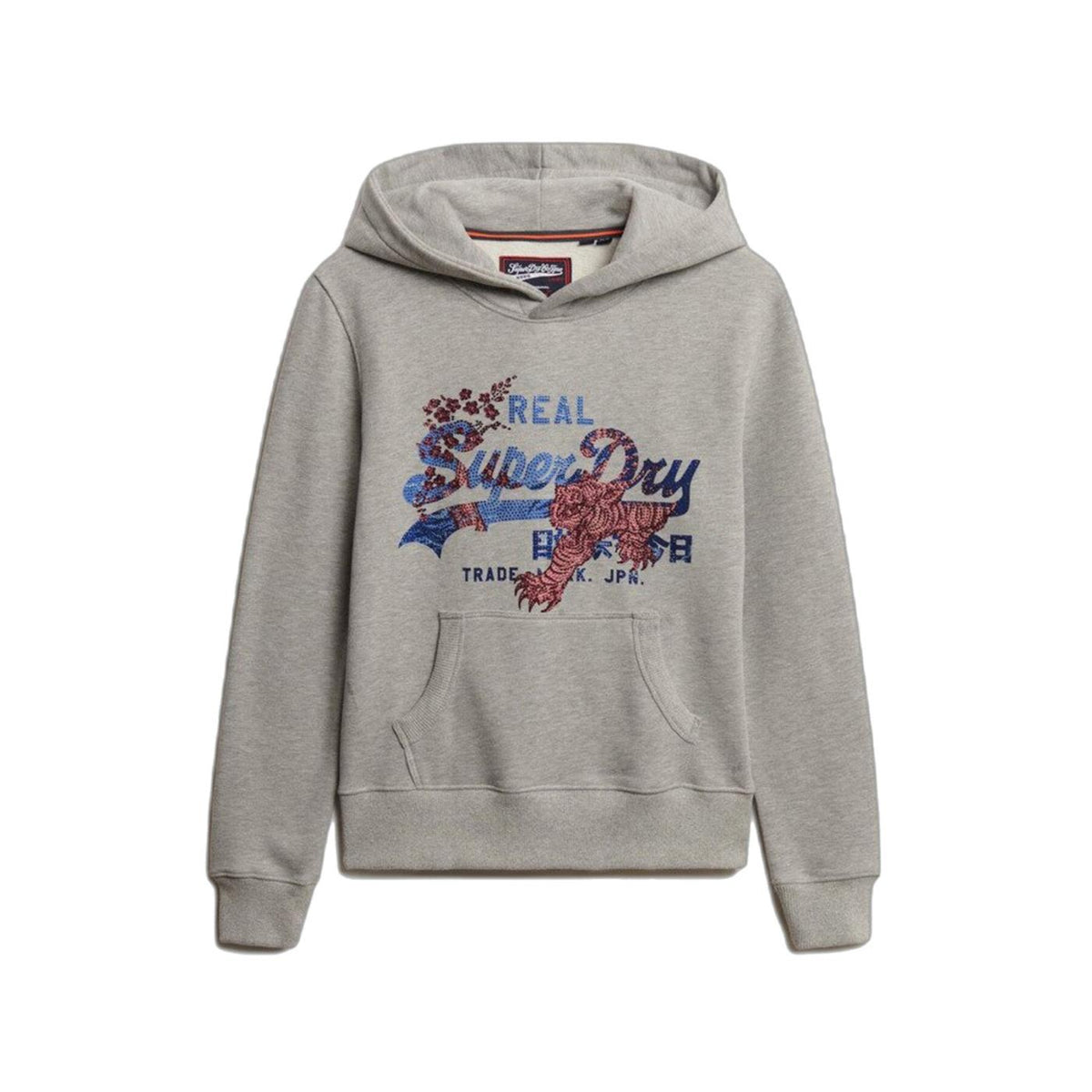SUPERDRY TOKYO VL RELAXED HOOD W - Grigio chiaro - immagine principale