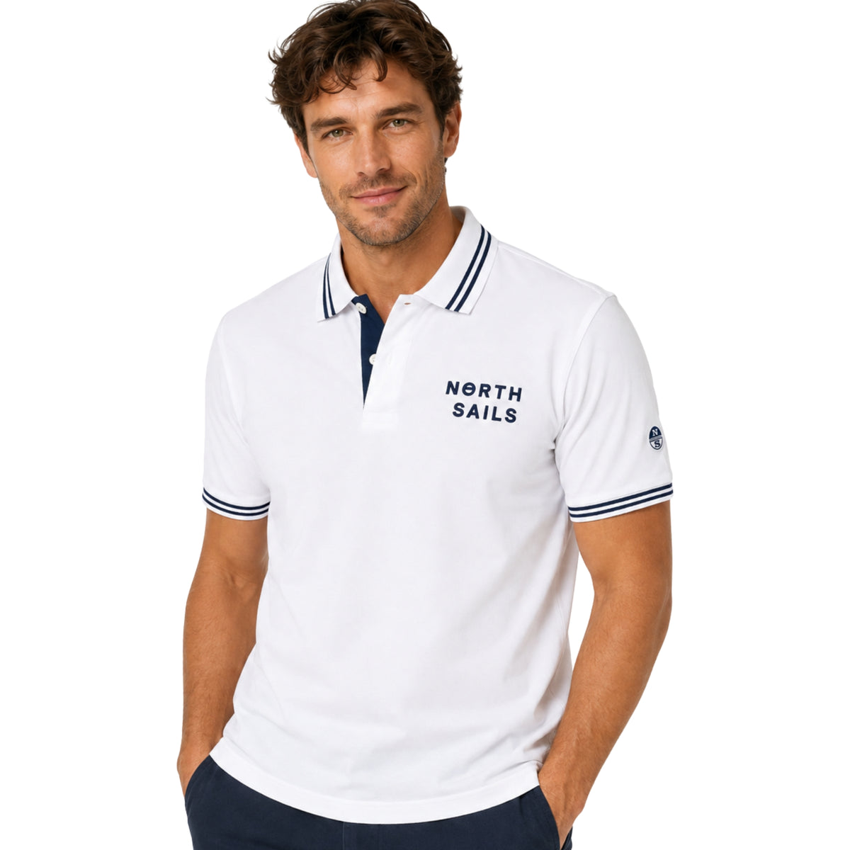 NORTH SAILS POLO MANICHE CORTE
