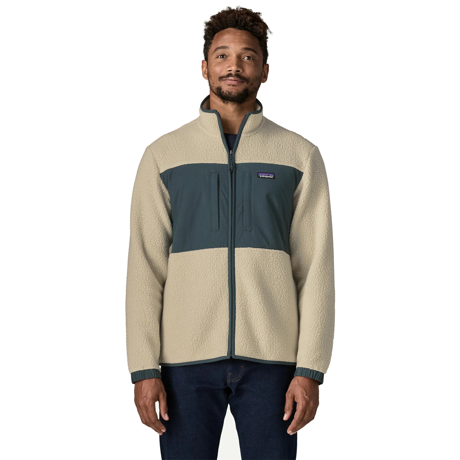 PATAGONIA RETRO PILE PATCH JACKET - Beige - immagine principale