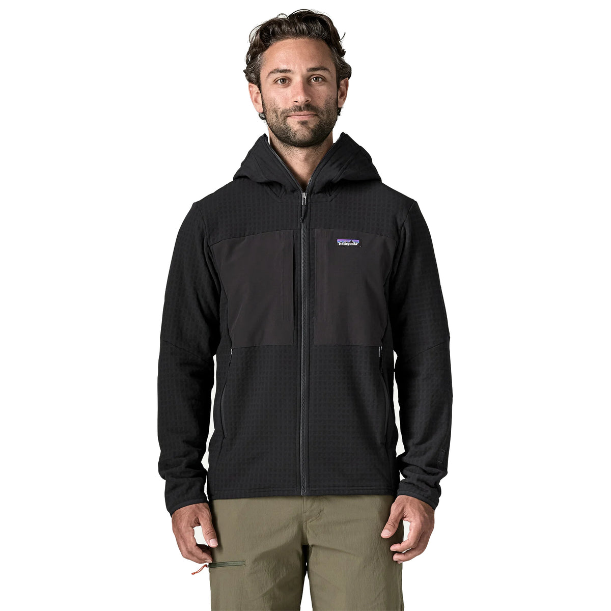 PATAGONIA R2 TECHFACE HOODY - Nero - immagine principale