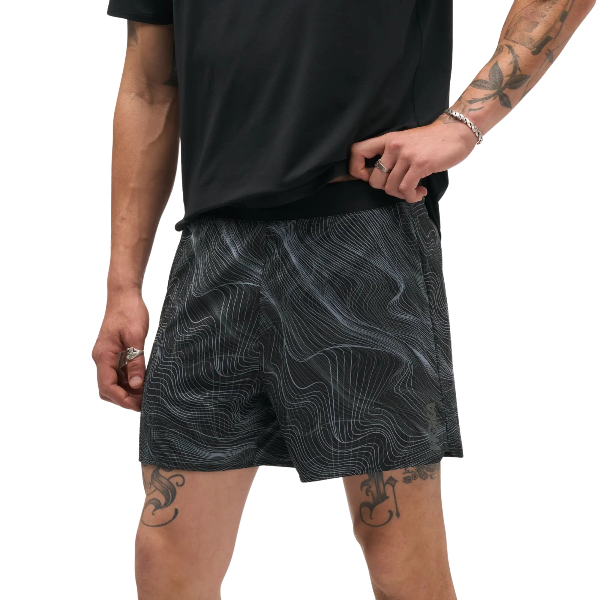 HOKA GLIDE SHORT 5INCH - Nero - immagine principale