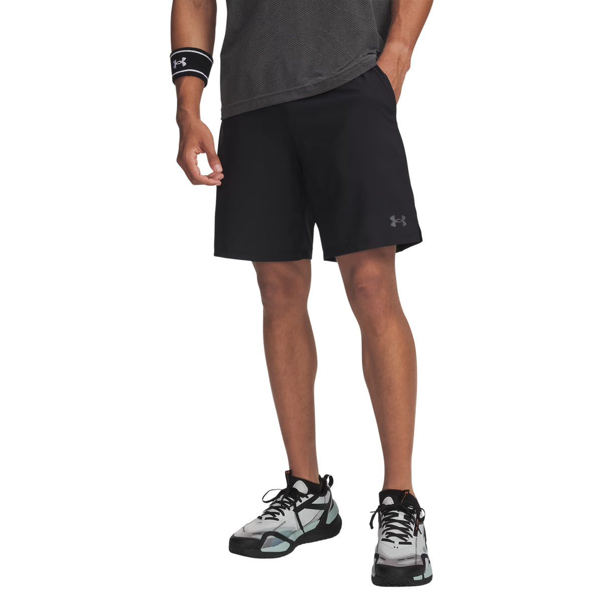 UNDER ARMOUR VANISH WOVEN 8IN SHORTS - Nero - immagine principale