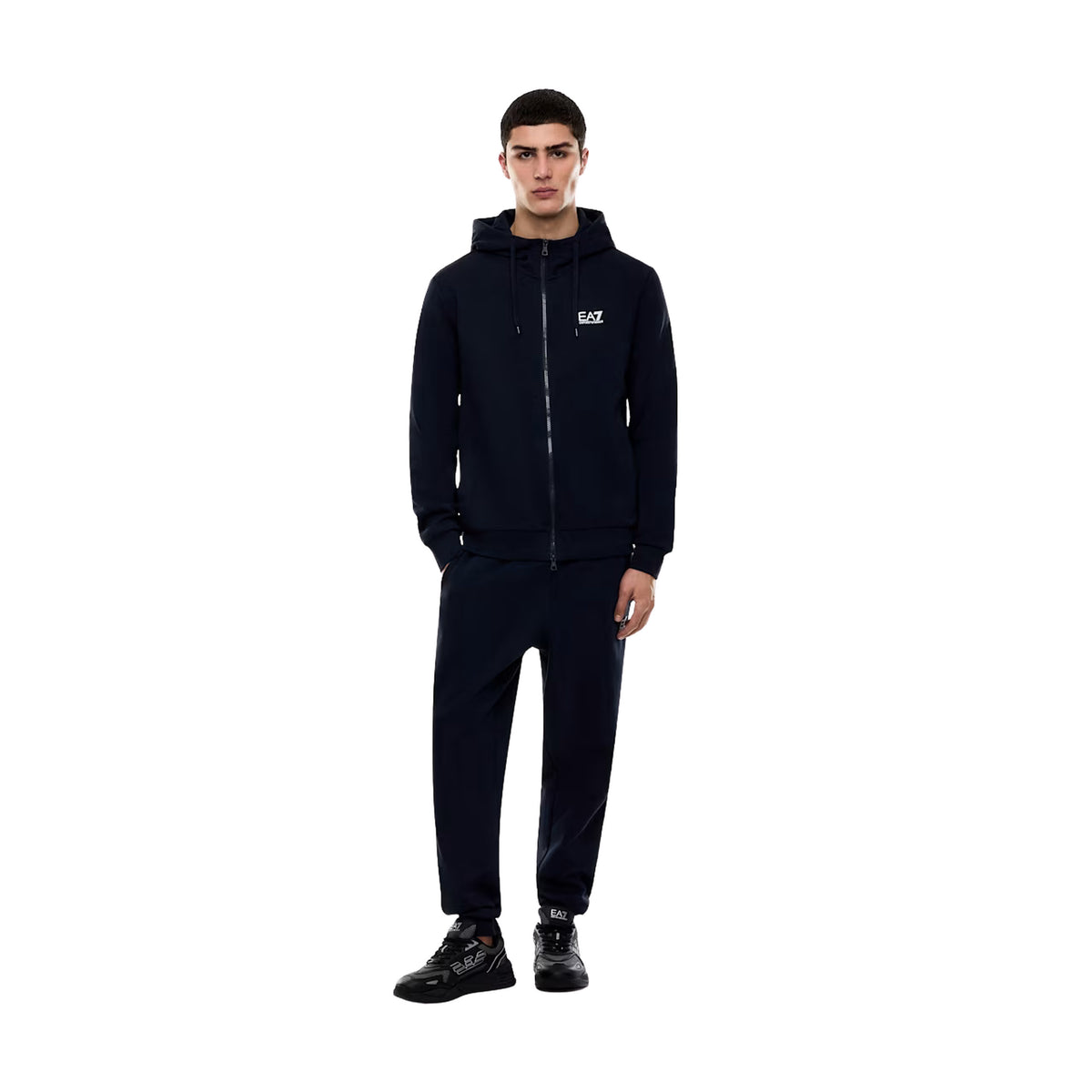 EMPORIO ARMANI 7 EA7 TRAIN CORE SUIT FULL ZIP - Blu - immagine principale