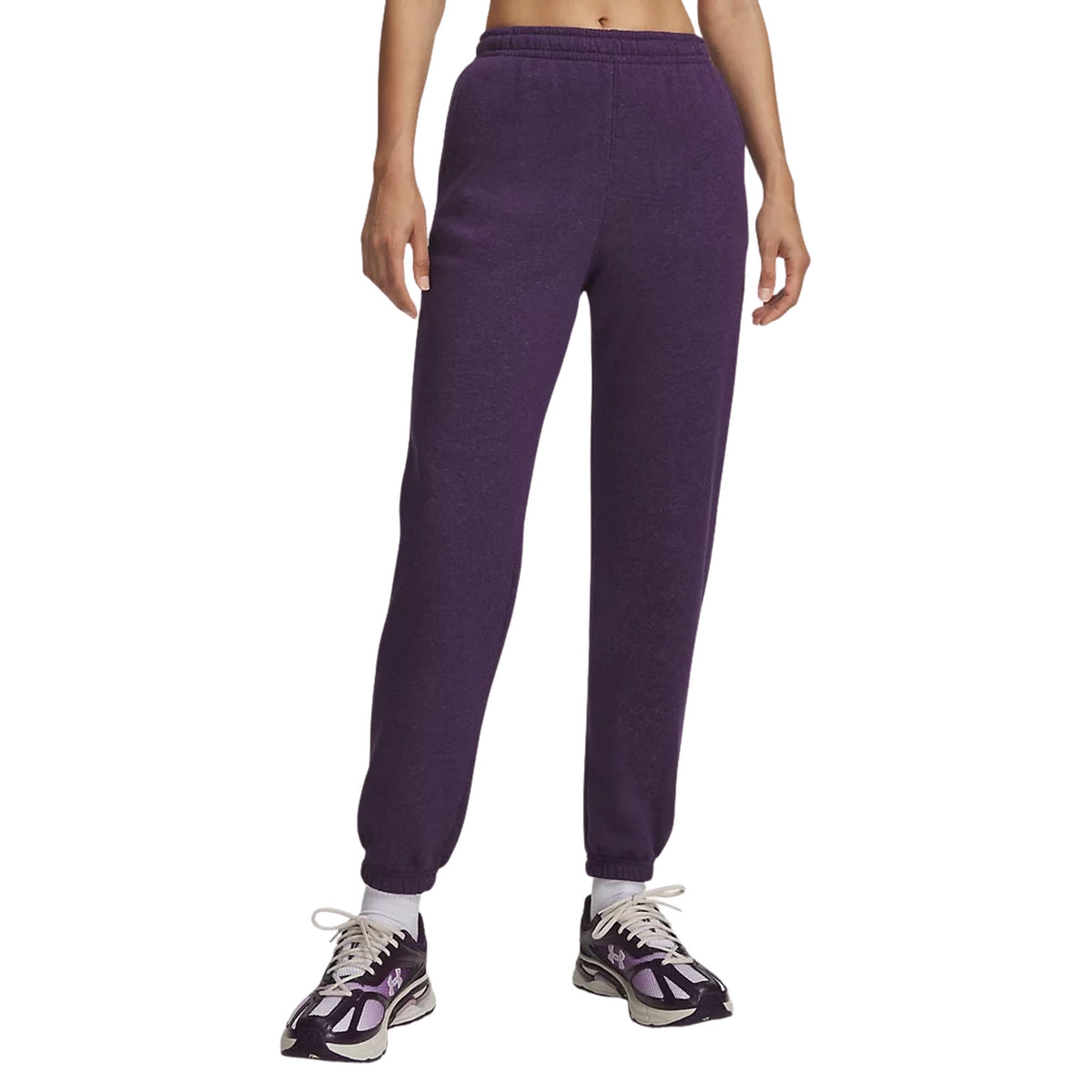 UNDER ARMOUR RIVAL FLEECE GYM PANT W - Viola - immagine principale