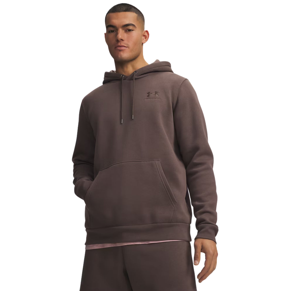 UNDER ARMOUR ICON FLEECE HOODIE - Marrone scuro - immagine principale