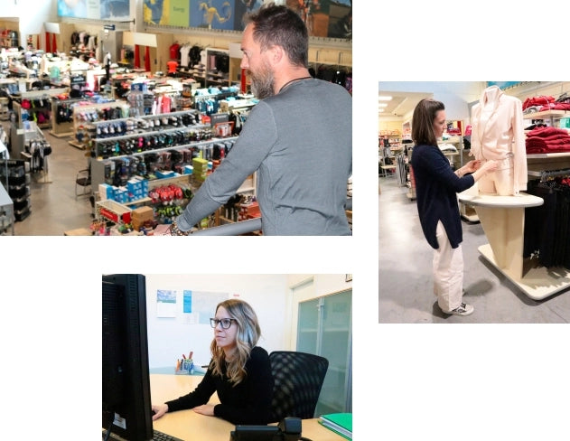 dipendenti che lavorano in negozio