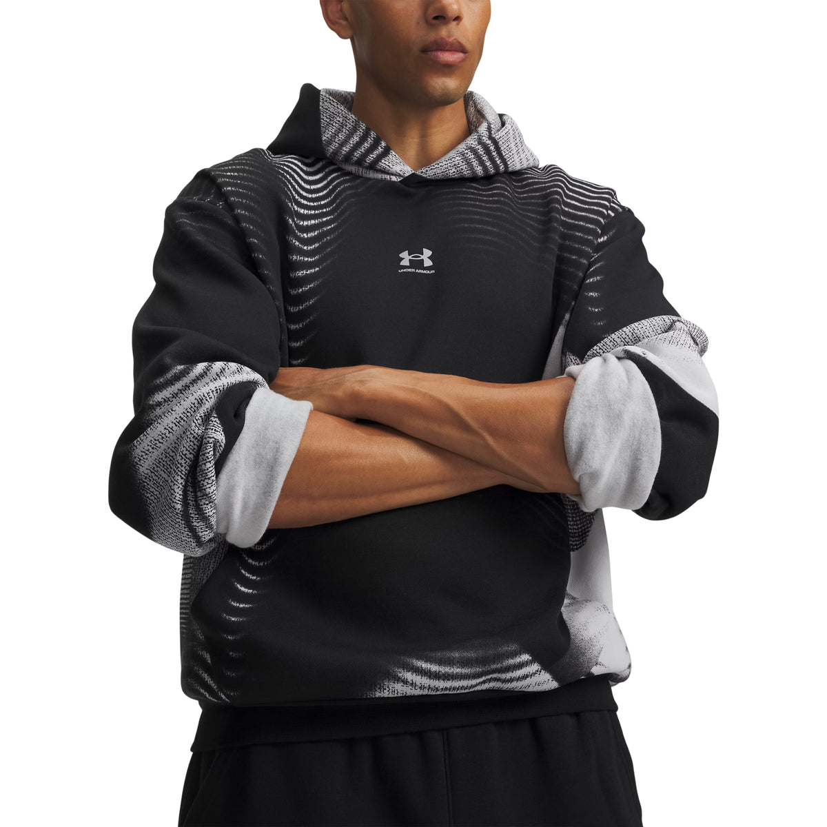 UNDER ARMOUR ICON FLEECE PRINTED HOODY