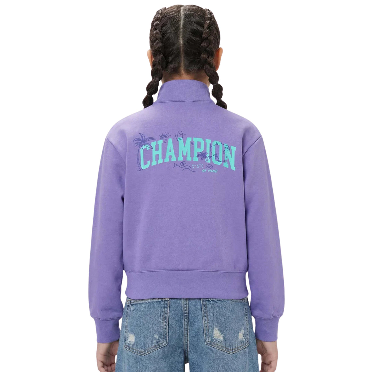 CHAMPION JR G FULL ZIP SWEATSHIRT - seconda immagine