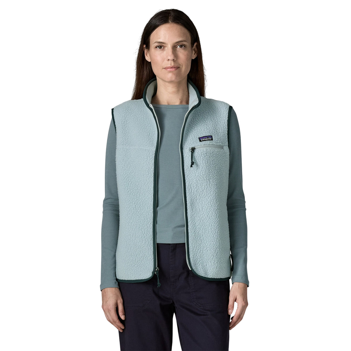 PATAGONIA WOMAN RETRO PILE VEST - Azzurro - immagine principale