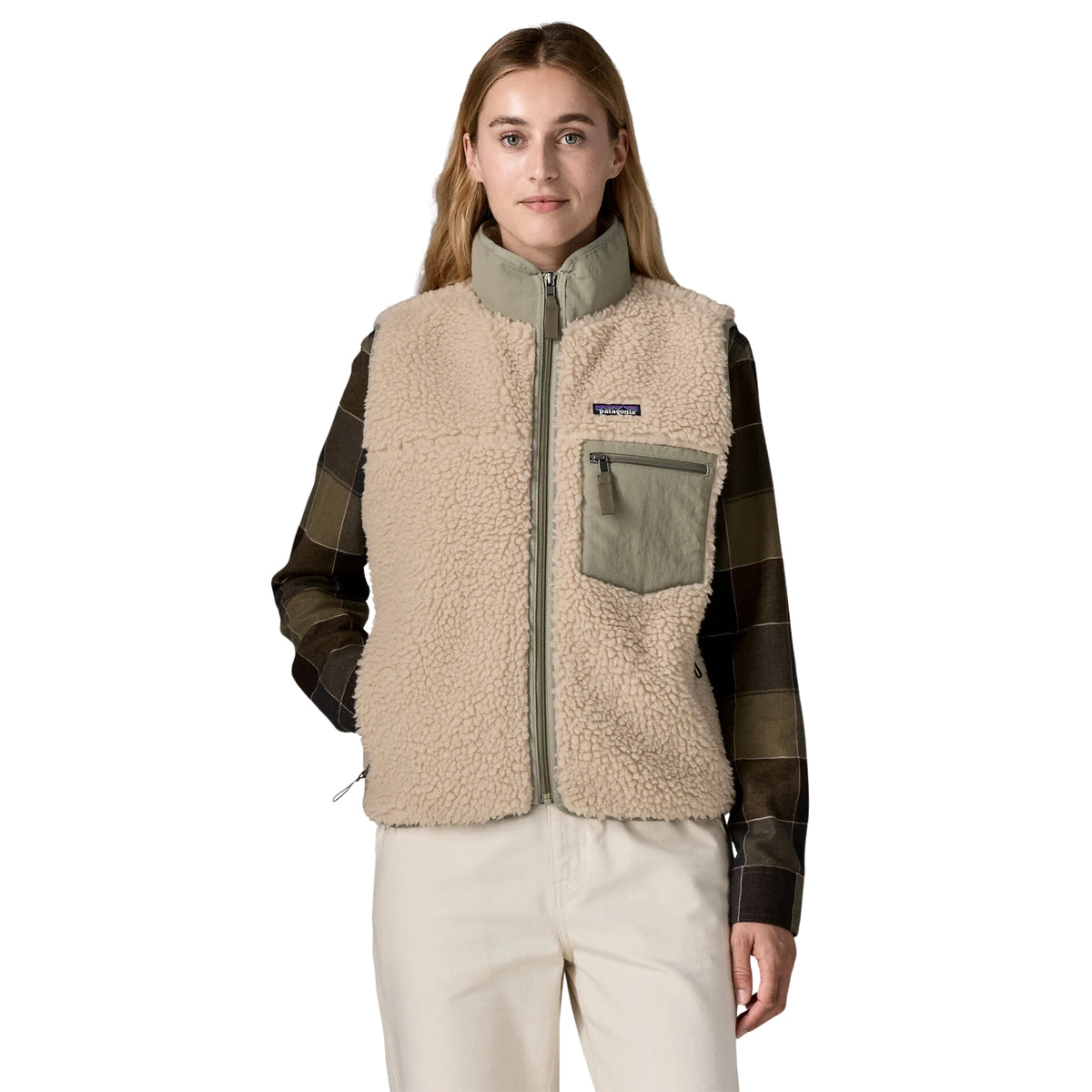 PATAGONIA W CLASSIC RETRO-X VEST - Beige - immagine principale