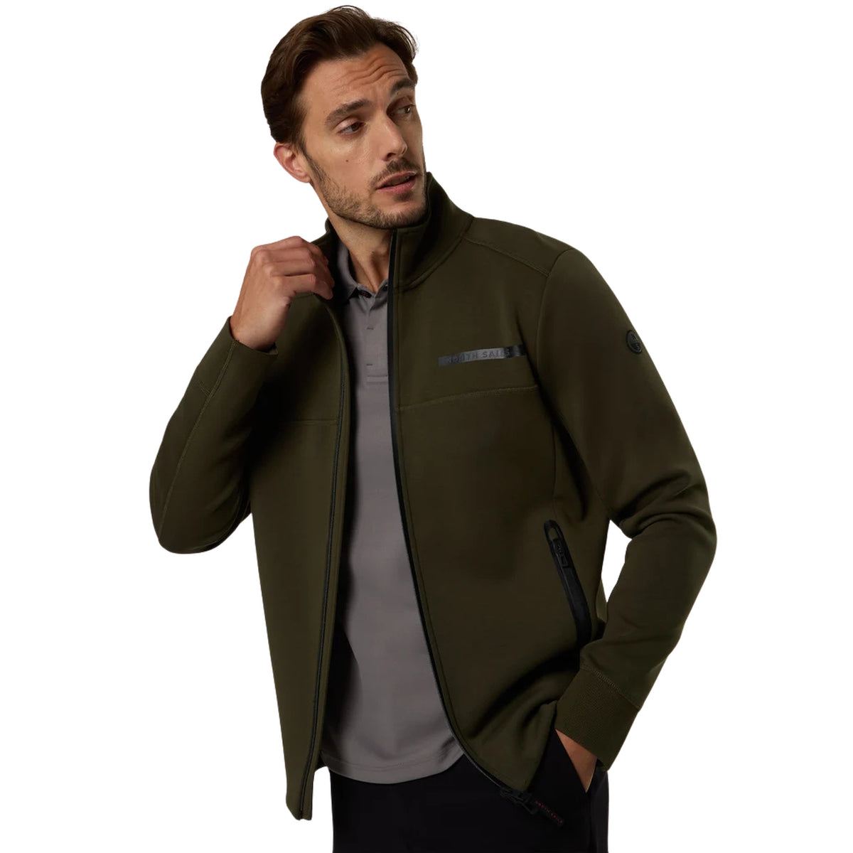 NORTH SAILS FULL ZIP SWEATSHIRT - Militare - immagine principale