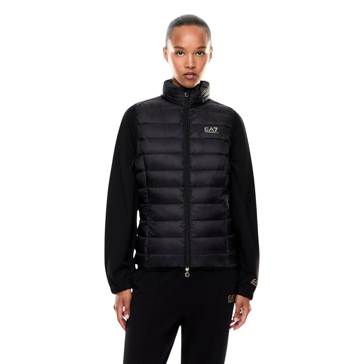 EMPORIO ARMANI 7 EA7 LADY W ECO DOWN VEST - Nero - immagine principale