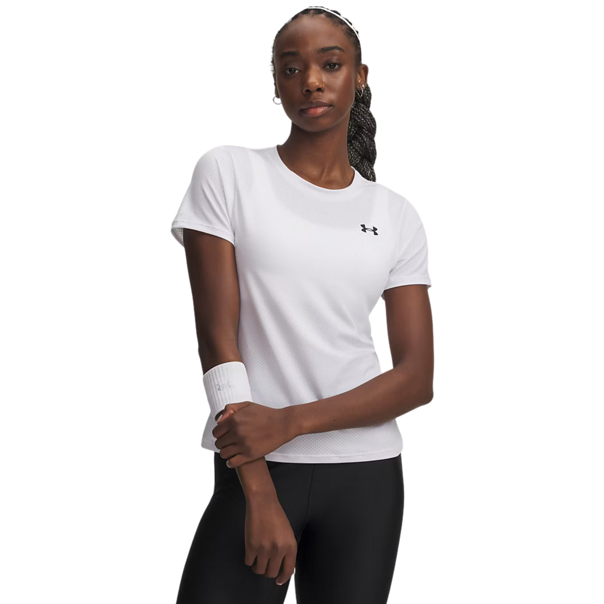 UNDER ARMOUR TECH MESH SS TEE WOMAN - Bianco - immagine principale