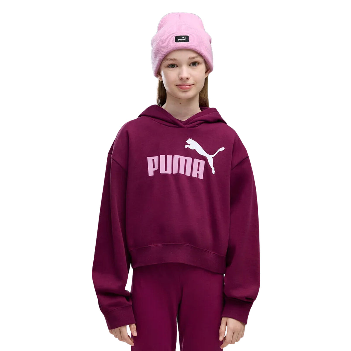 PUMA ESS 2COLOR LOGO HOODIE JR