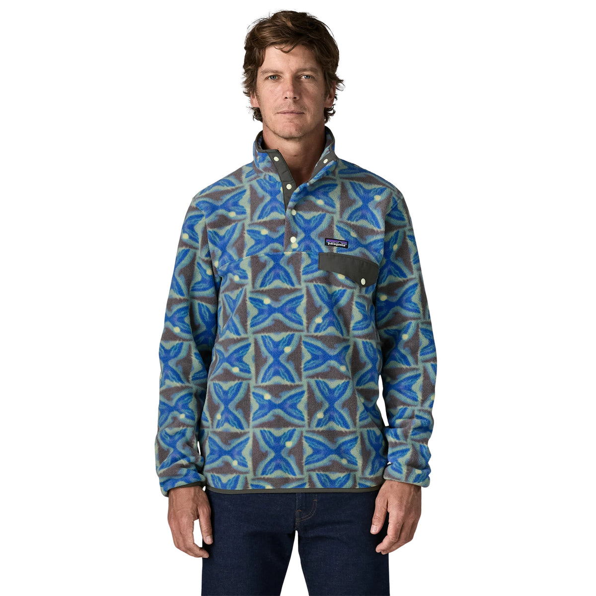 PATAGONIA LW SYNCH SNAP-T PULLOVER - Blu - immagine principale