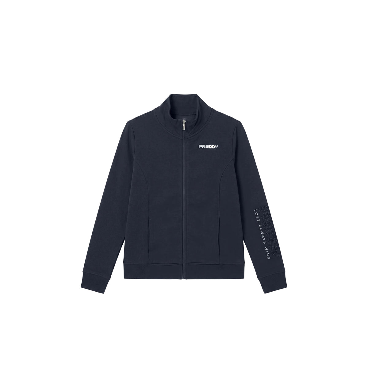 FREDDY FELPA W STRETCH FULL ZIP - Blu - immagine principale