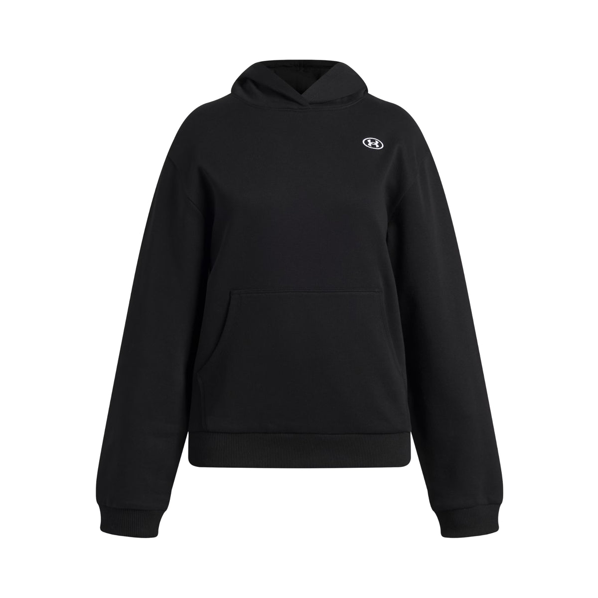 UNDER ARMOUR GIRL RIVAL FLEECE HOODY J - Nero - immagine principale