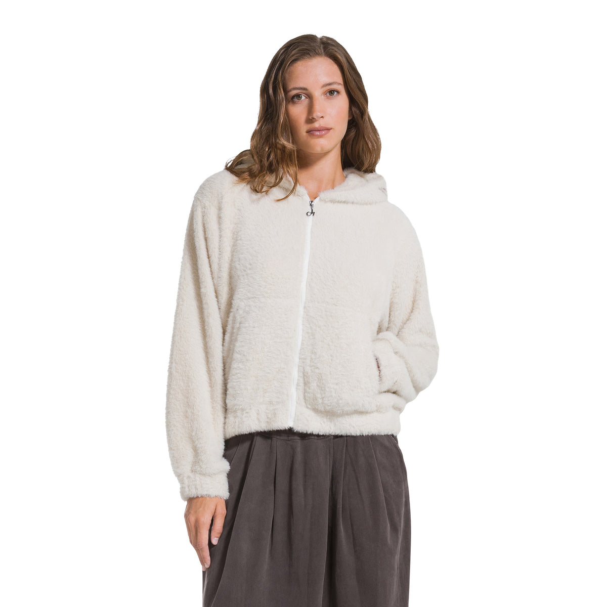 DEHA FELPA SOFFICE CON ZIP