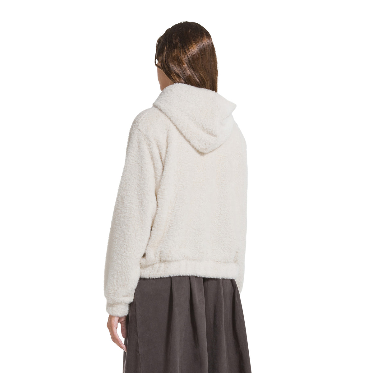 DEHA FELPA SOFFICE CON ZIP - seconda immagine