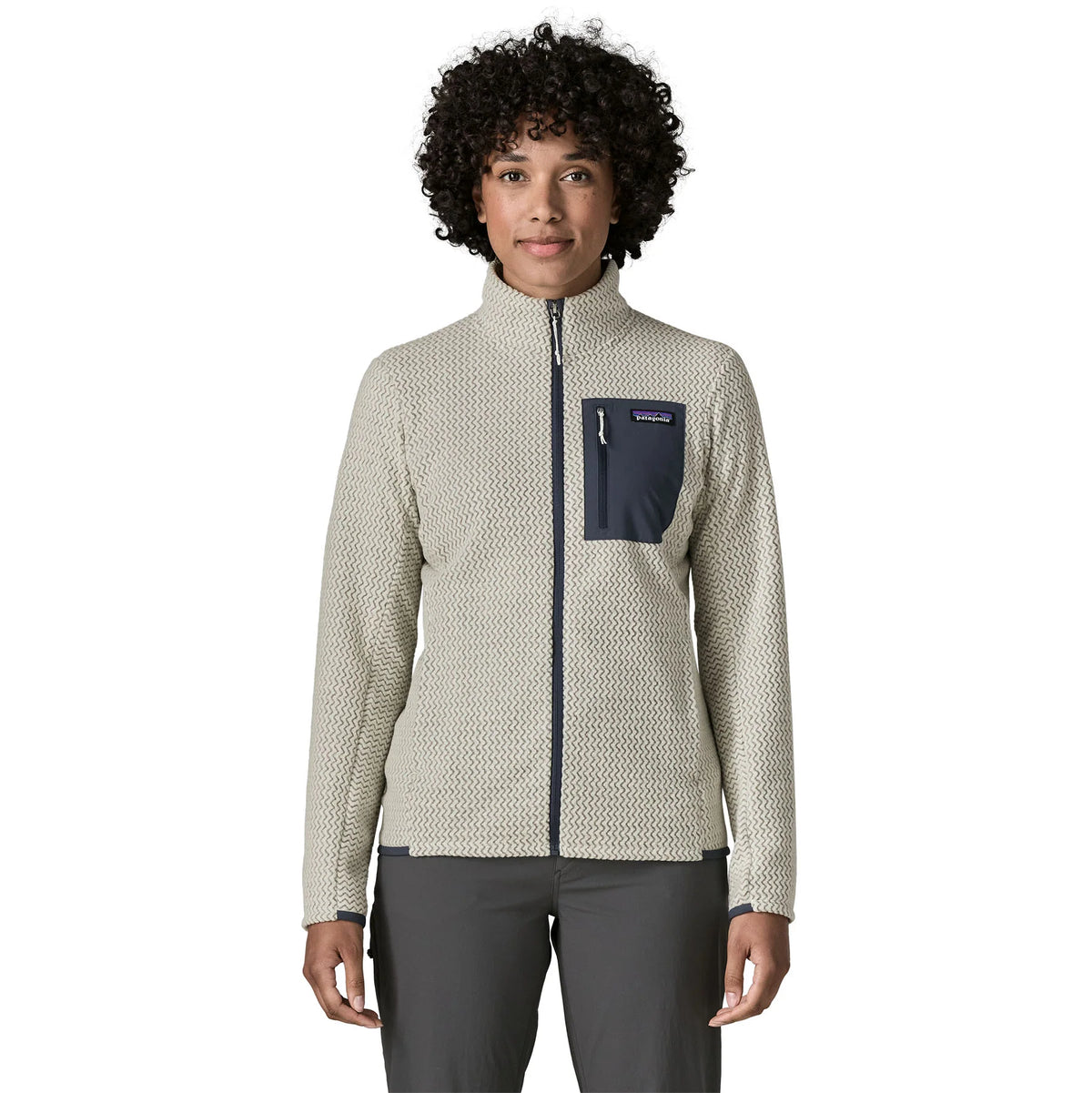 PATAGONIA R1 AIR JACKET WOMAN - Beige - immagine principale