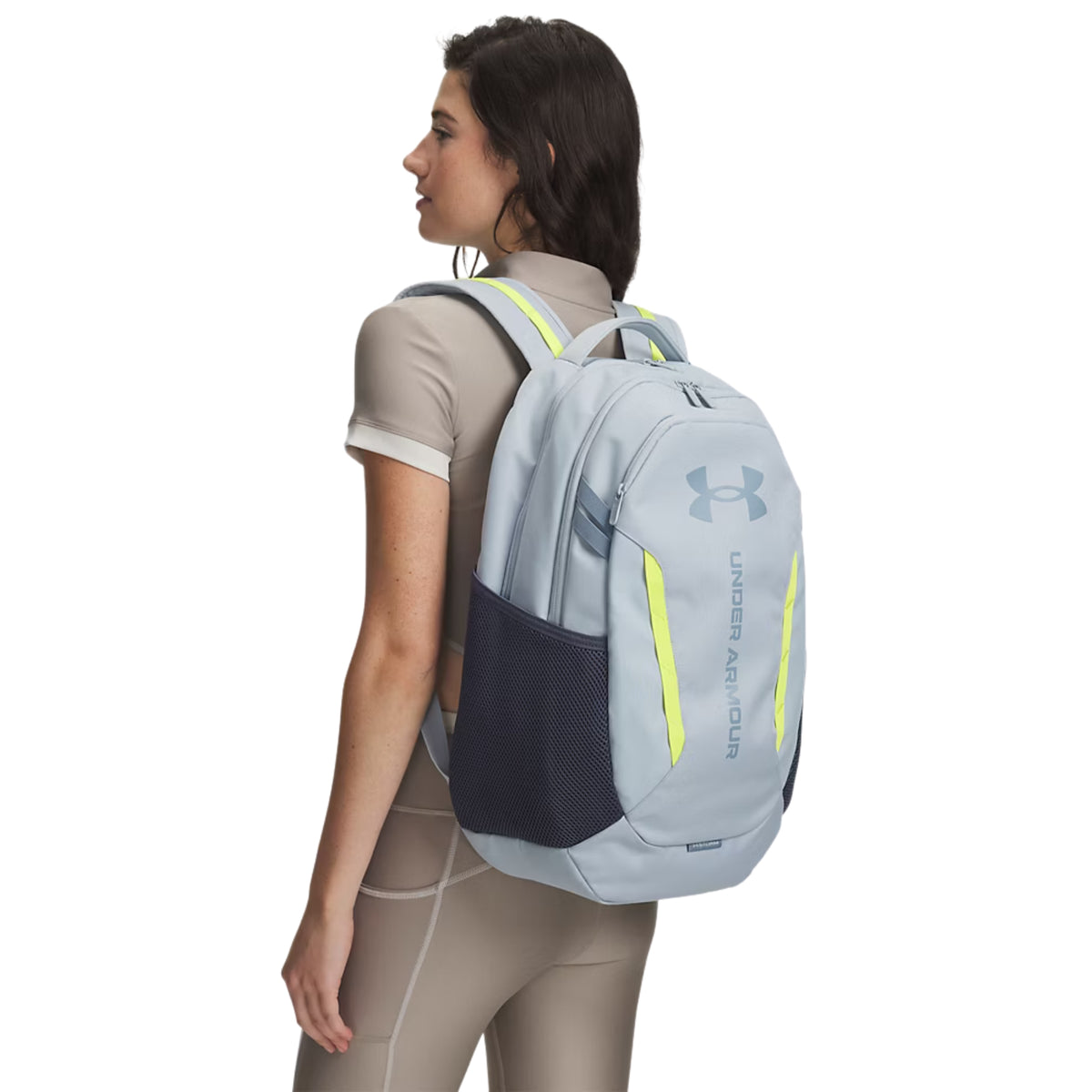 UNDER ARMOUR HUSTLE 6.0 BACKPACK - Grigio chiaro - immagine principale