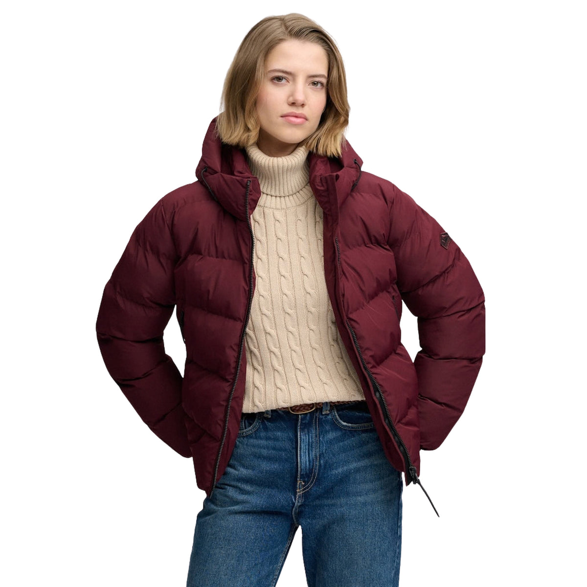 SUPERDRY HOODED SPORTS PUFFER JKT
