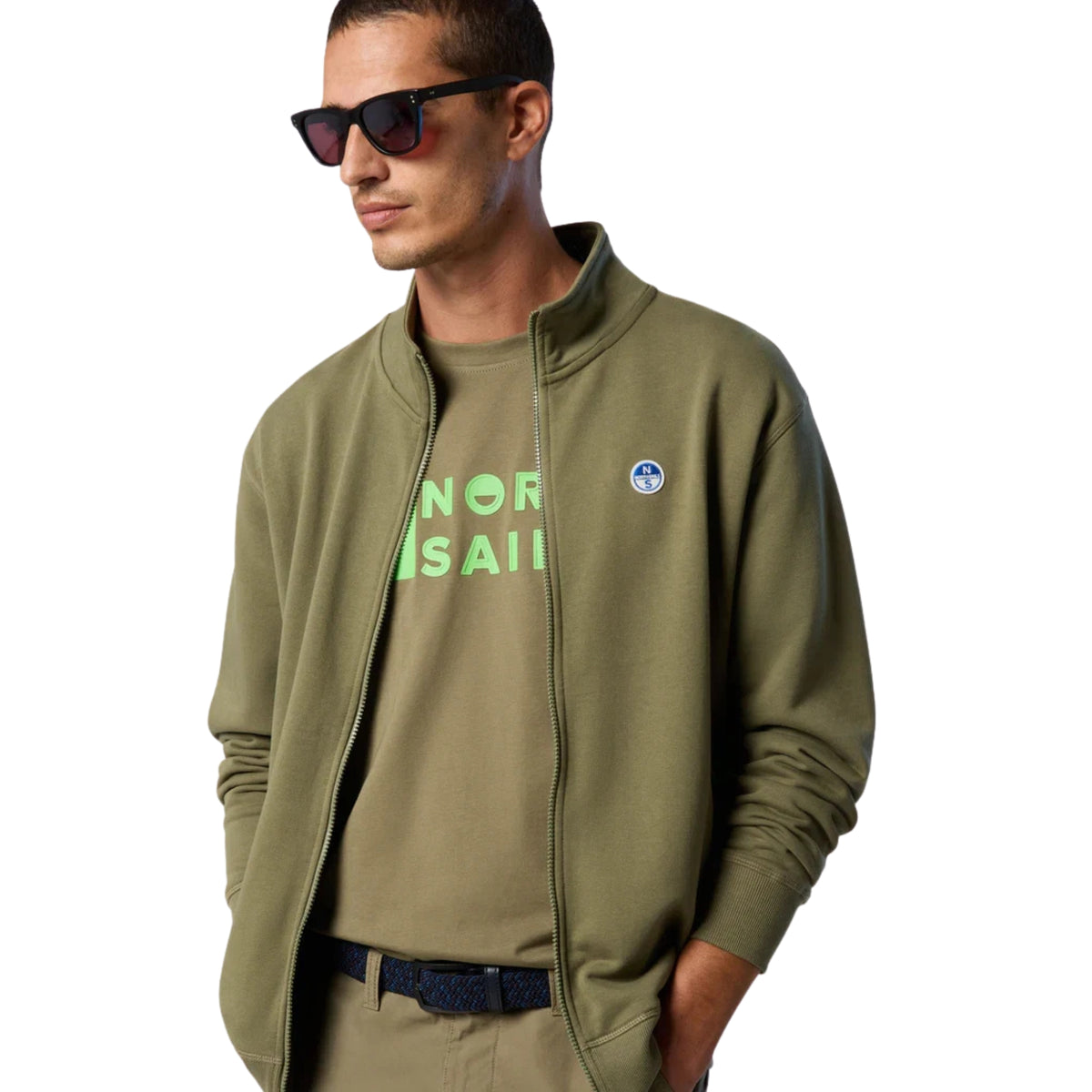 NORTH SAILS FELPA BASIC FULL ZIP - seconda immagine