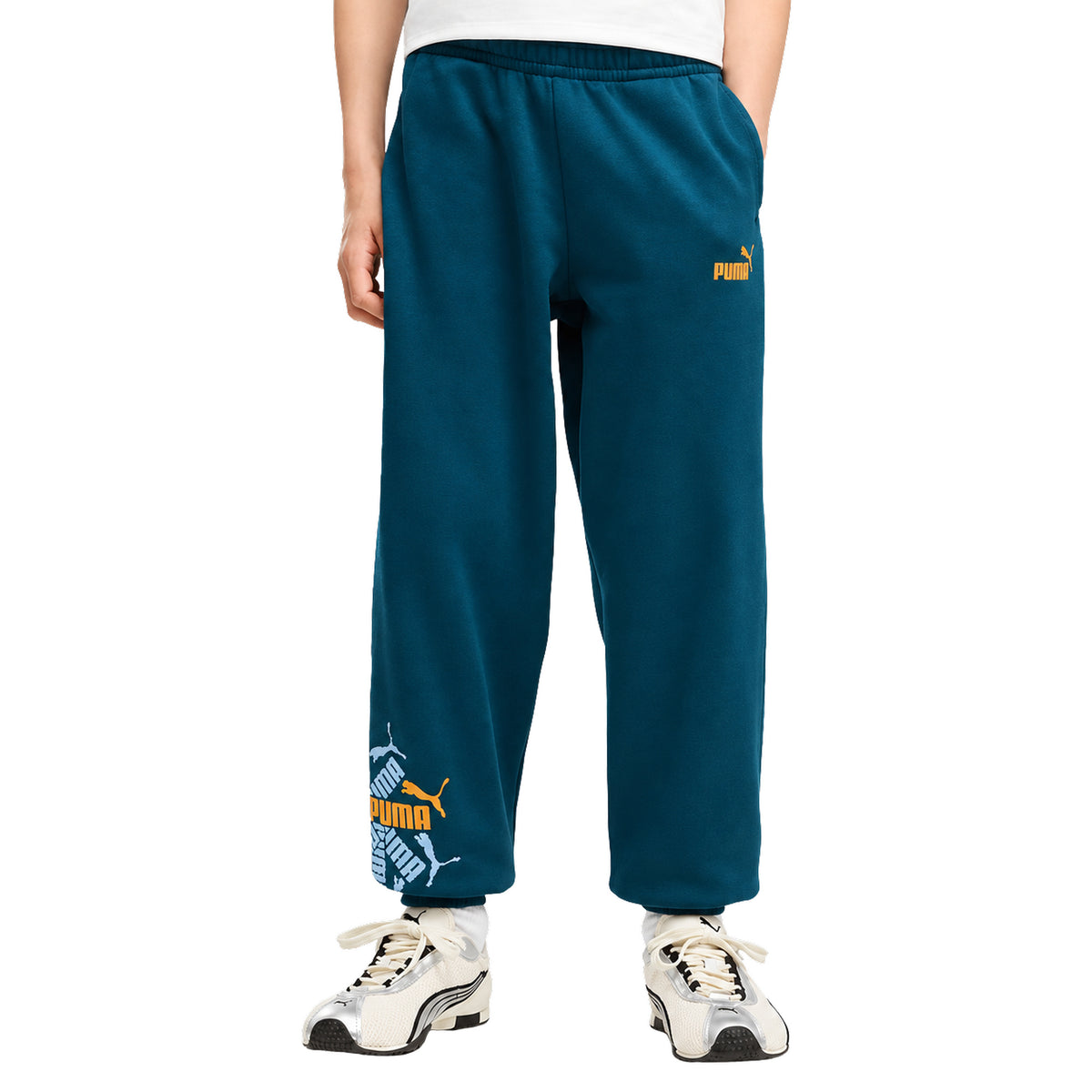 PUMA LOGO LAB SWEATPANTS JR