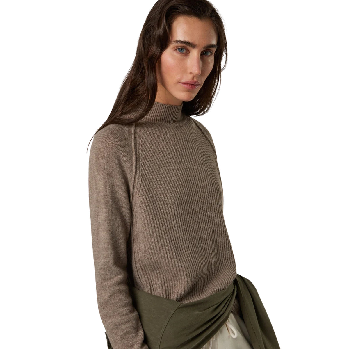 NORTH SAILS W MOCK NECK 7GG KNITWEAR